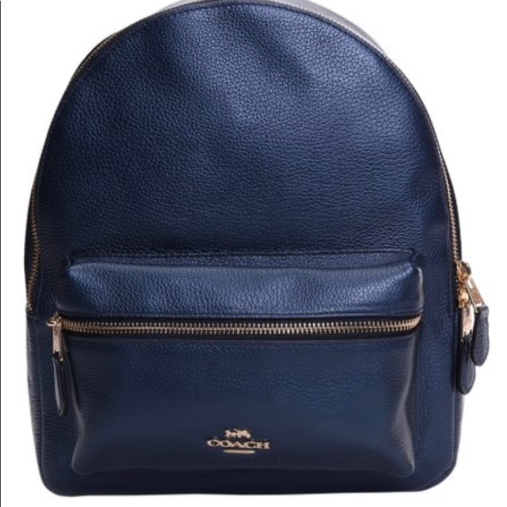 Coach Leather Charlie Backpack